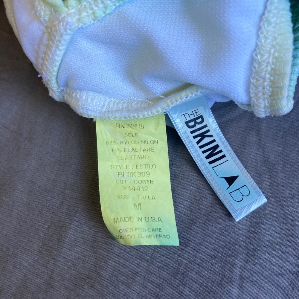 Custom Tie Dye Bikini Lab One Piece Bathing Suit - Picture 3 of 4